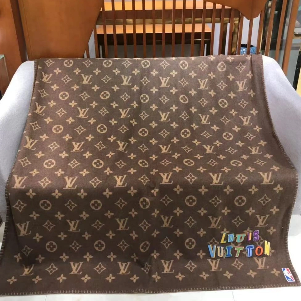 CUSTOM X MONOGRAM BLANKET THROW NBA LV 0806
